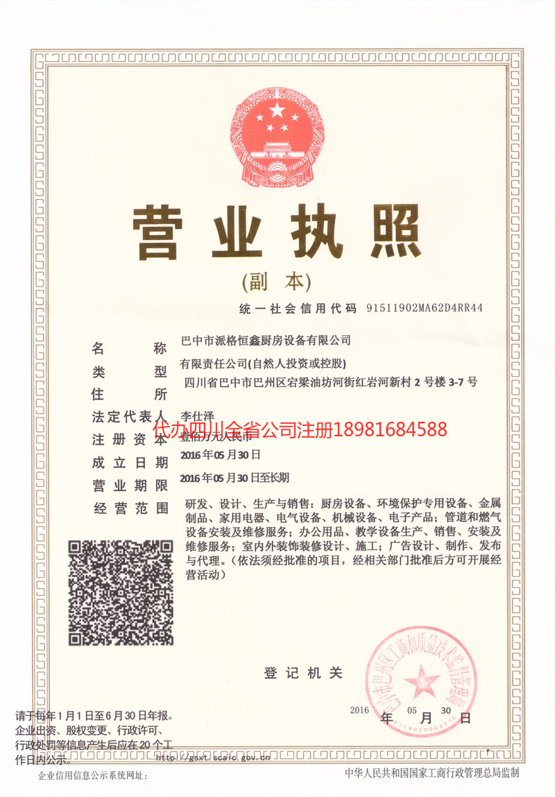 新泰新泰派格恒鑫厨房设备有限公司